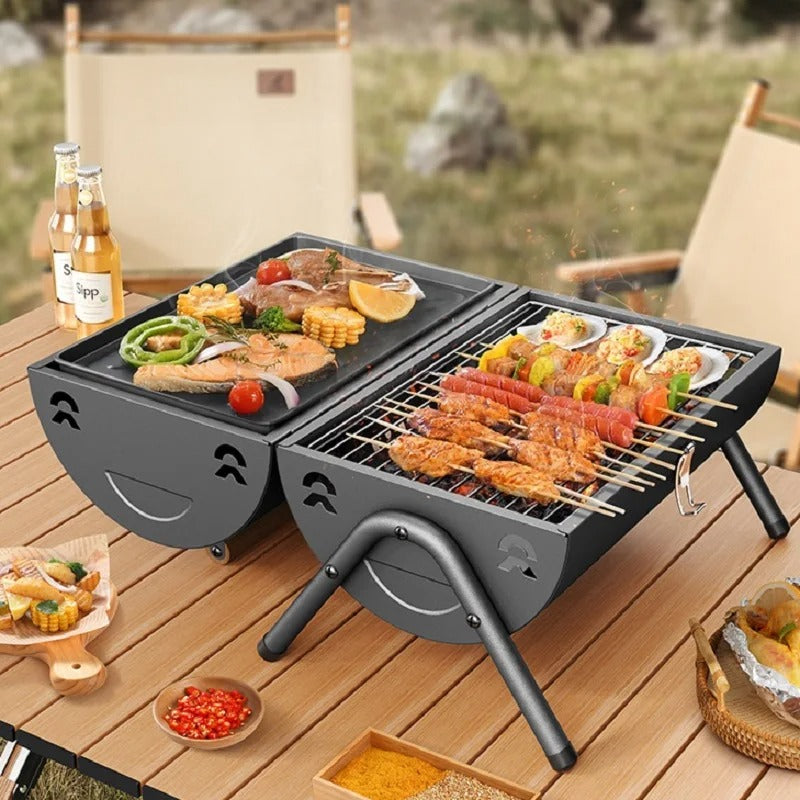 Barbecue rond portable pour vos grillades dehors